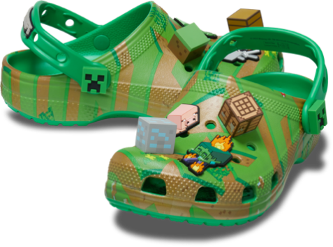 Crocs 携手Minecraft我的世界，推出全新限定系列鞋款