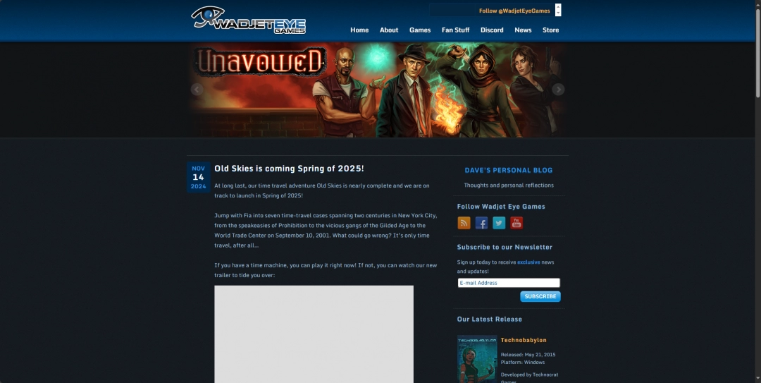 《Old Skies》游戏官网地址介绍