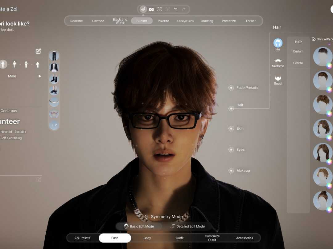 《inZOI》帅哥捏脸分享