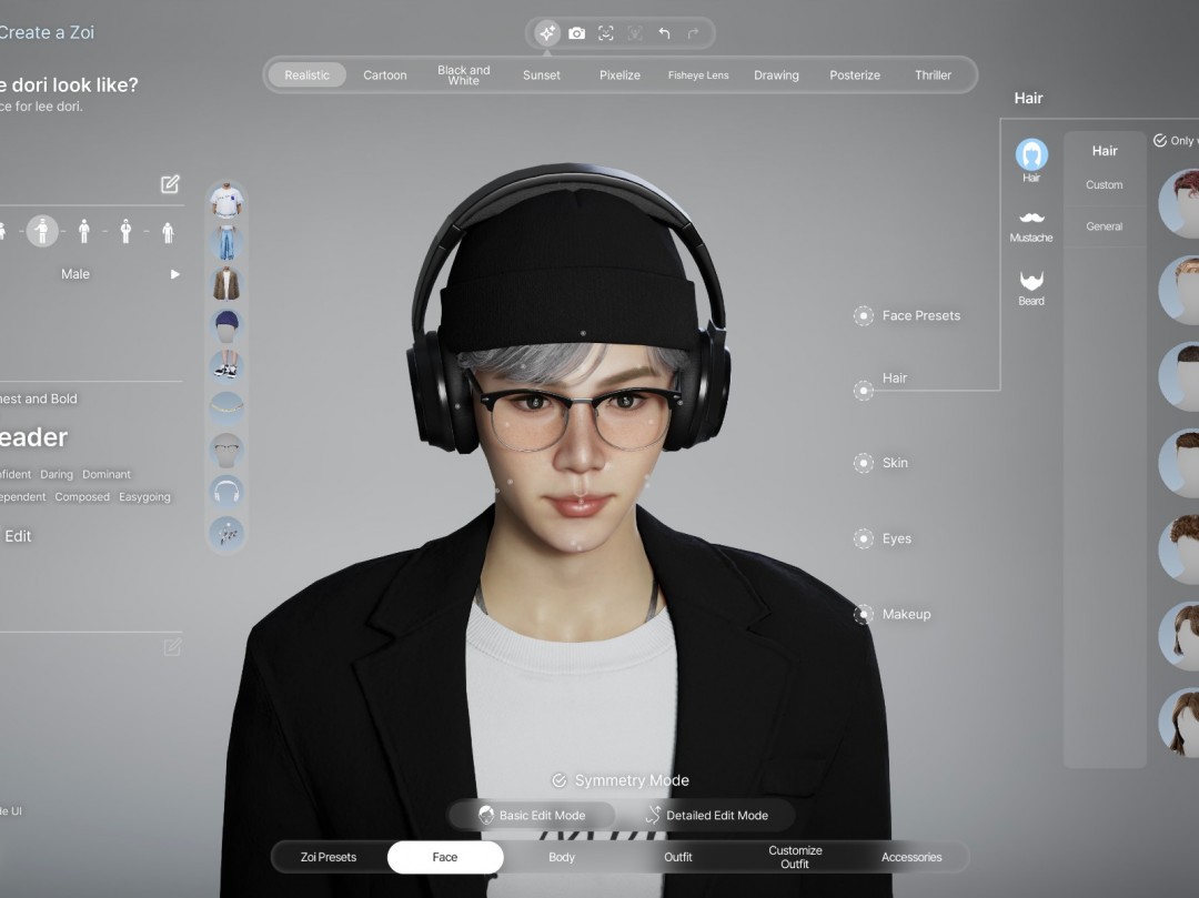 《inZOI》帅哥捏脸分享