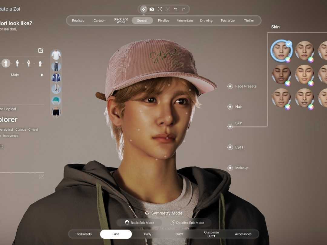 《inZOI》帅哥捏脸分享