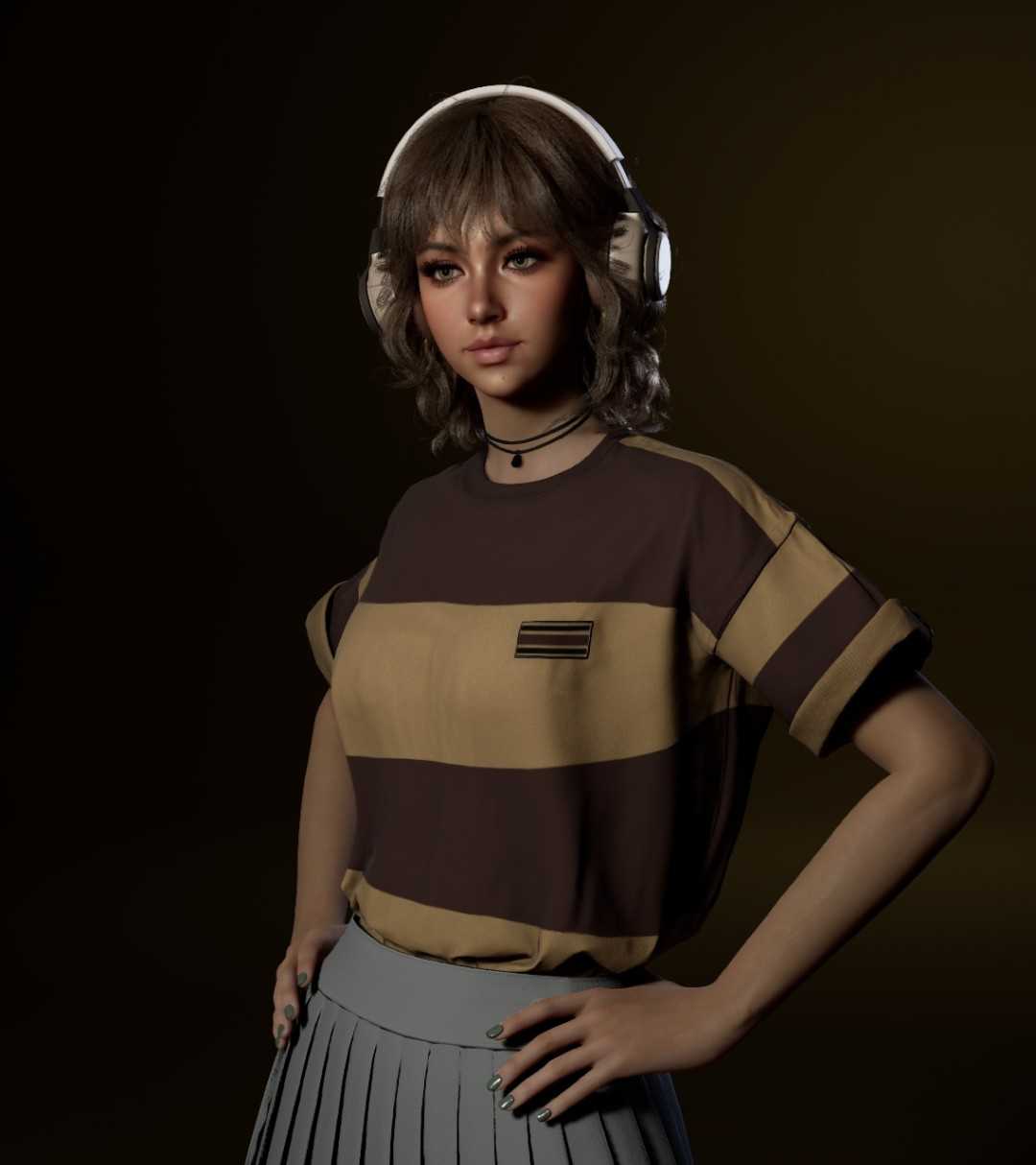 《inZOI》黑皮辣妹捏脸分享