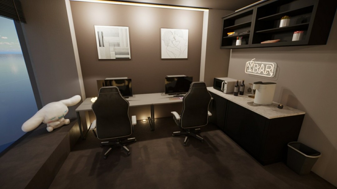 《inZOI》双人电竞房间分享