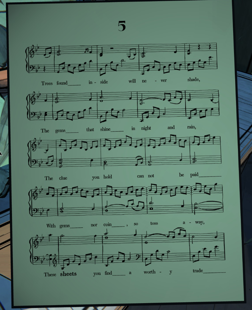 《蓝途王子》乐谱谜题解法分享