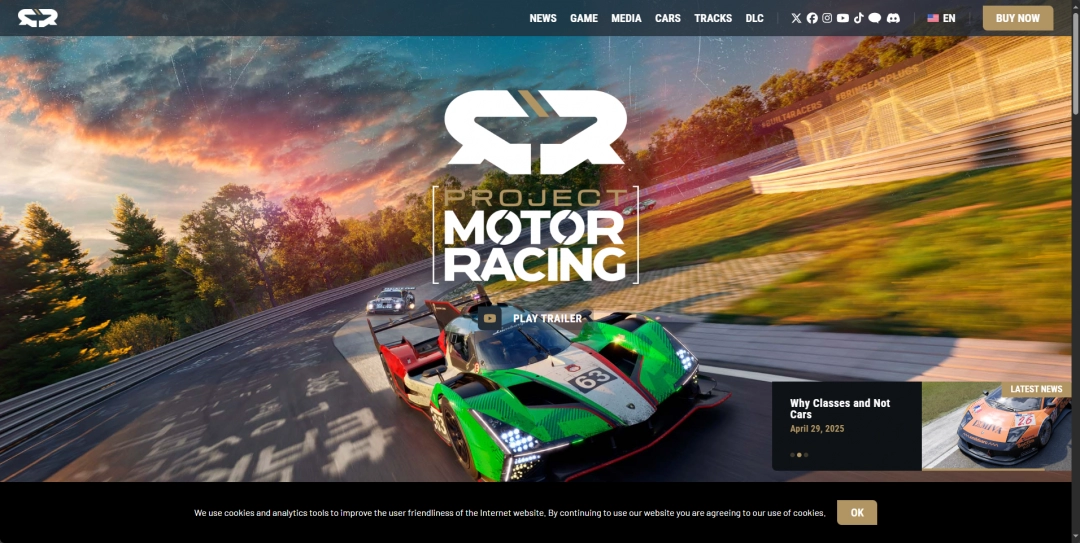 《Project Motor Racing》游戏官网地址介绍