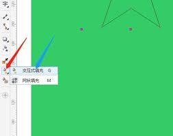 CorelDraw X7如何填充五角星(coreldraw)